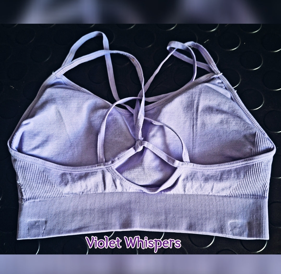Violet Whispers Sports Bra