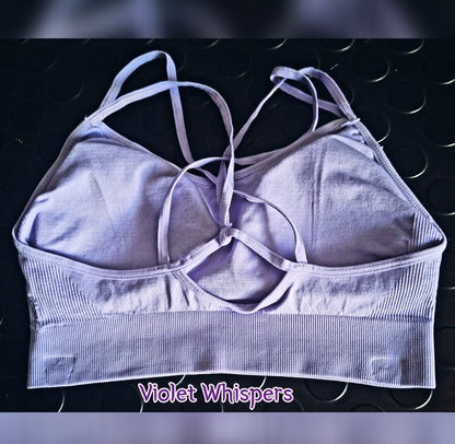Violet Whispers Sports Bra