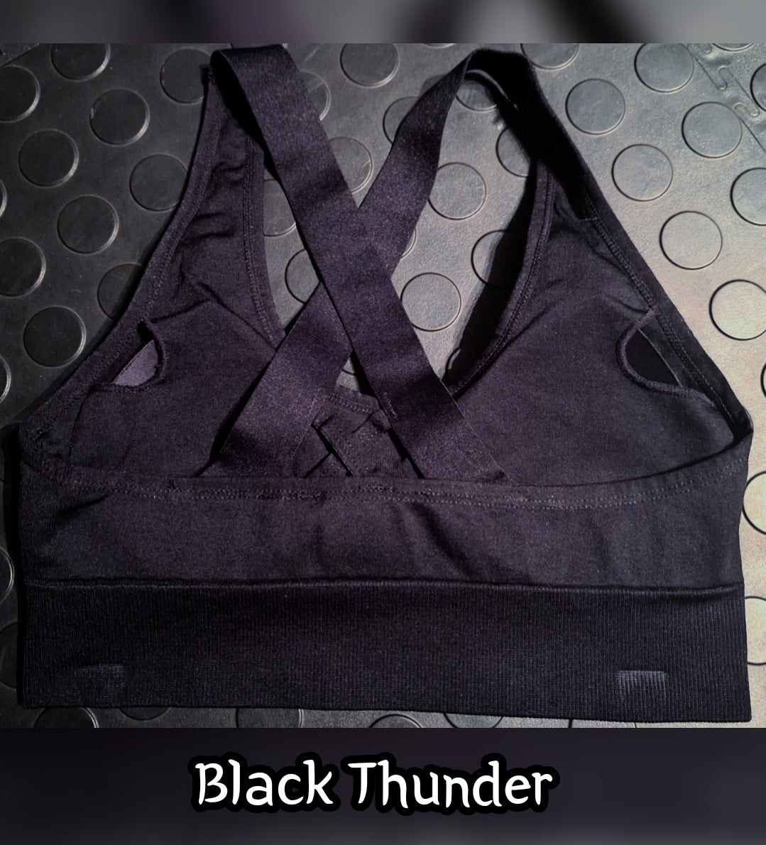 Black Thunder Sports Bra