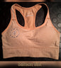 Salmon Silk Sports Bra