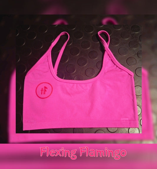Flexing Flamingo Sports Bra
