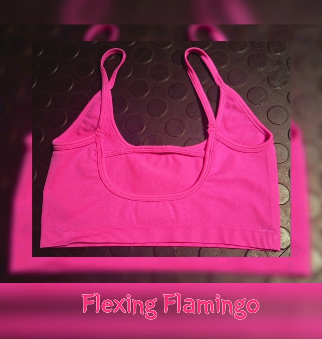 Flexing Flamingo Sports Bra