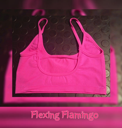 Flexing Flamingo Sports Bra