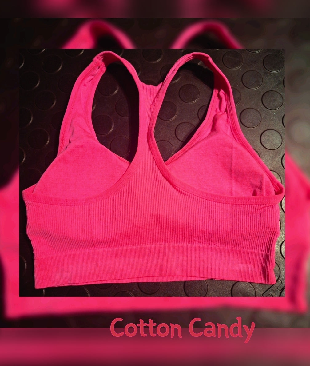 Cotton Candy Sports Bra