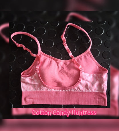 Cotton Candy Huntress Sports Bra