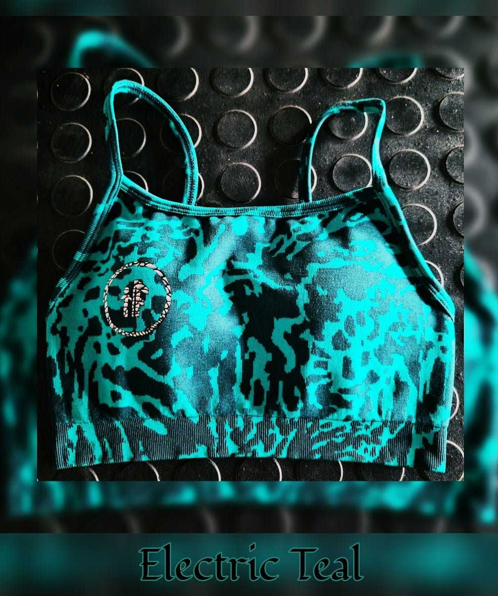 Electric Teal Sports Bra