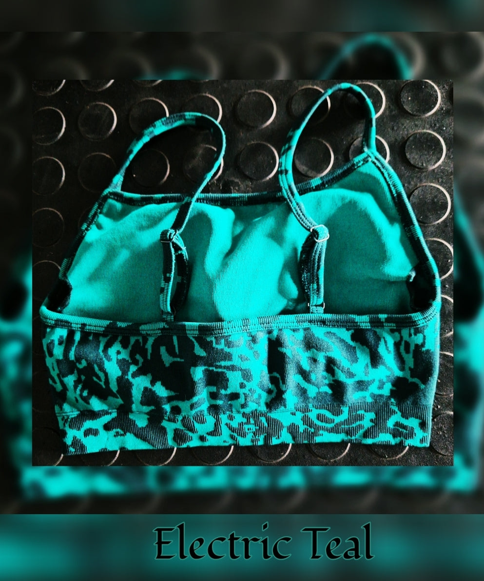 Electric Teal Sports Bra