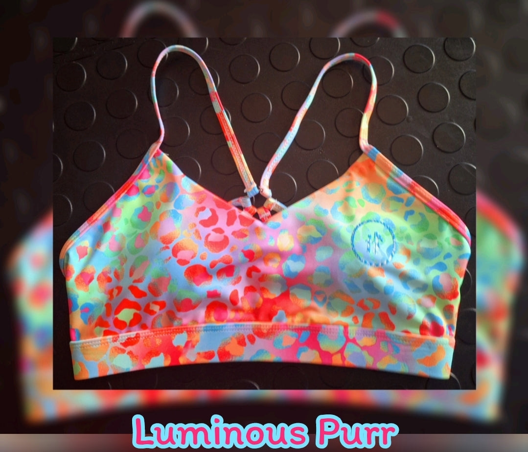 Luminous Purr Sports Bra