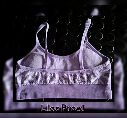Lilac Prowl Sports Bra