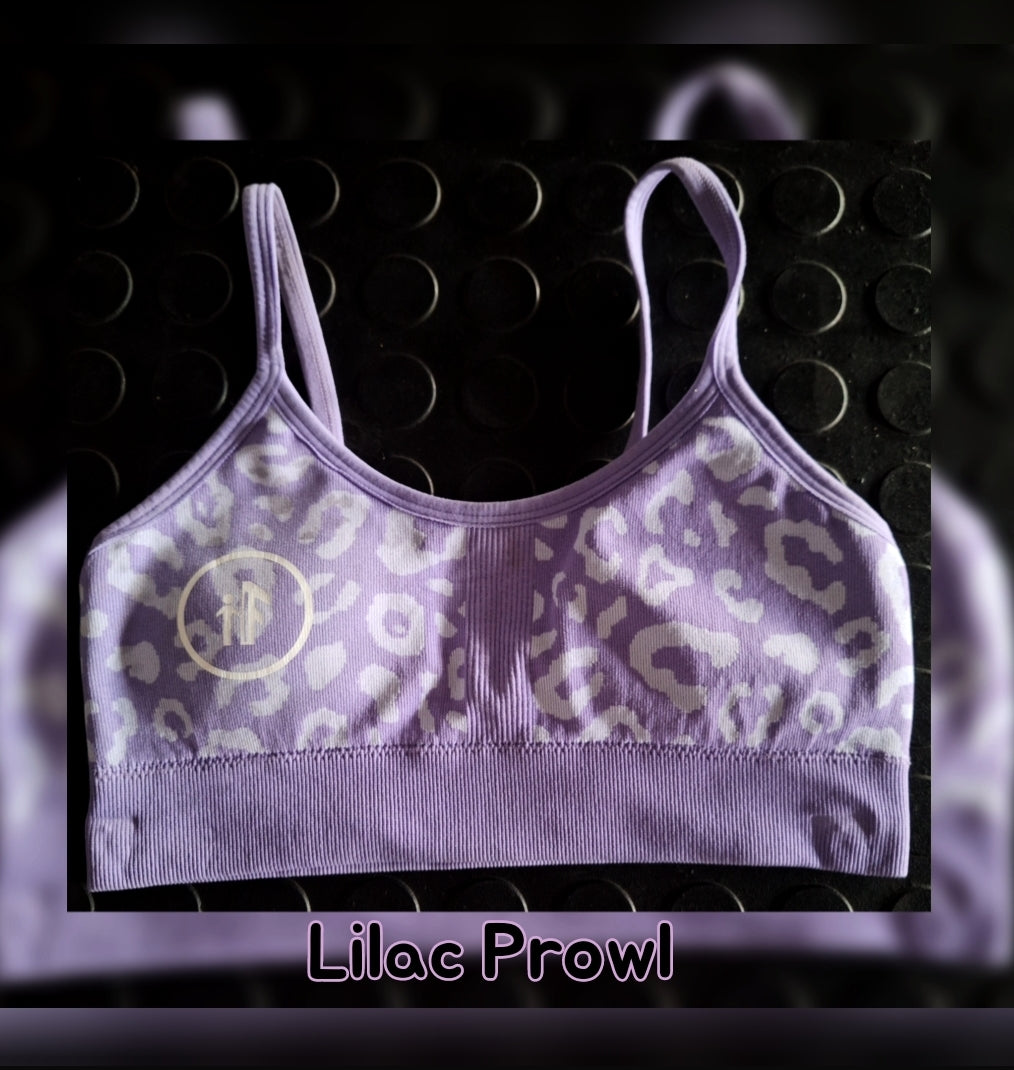 Lilac Prowl Sports Bra