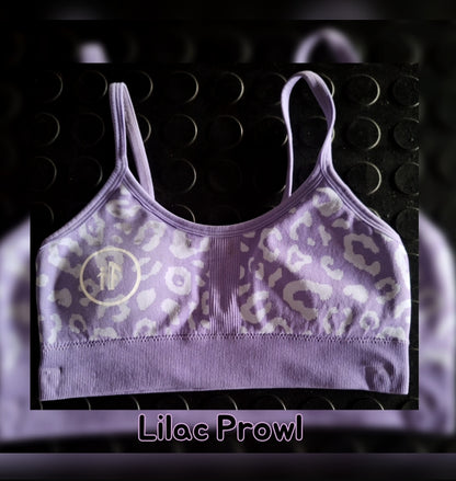 Lilac Prowl Sports Bra