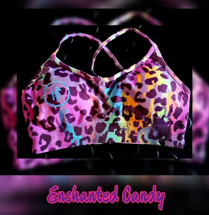Enchanted Candy Sports Bra