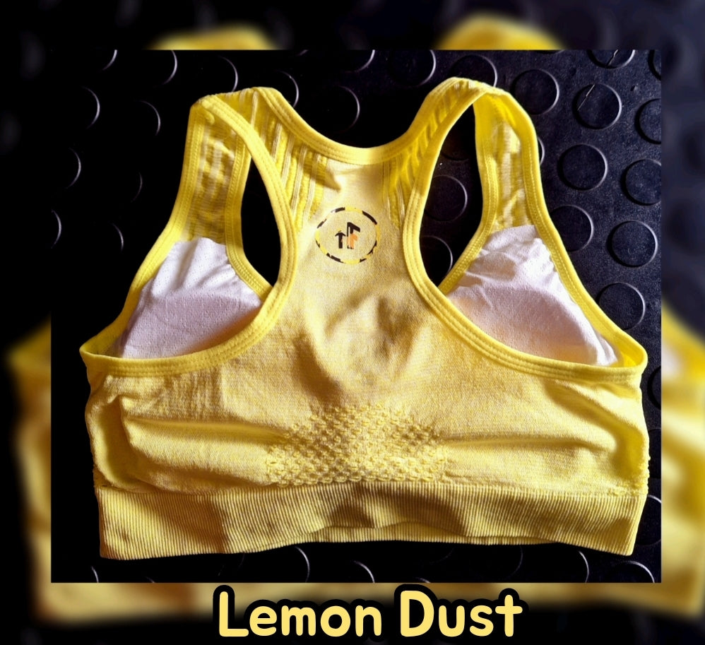 Lemon Dust Sports Bra