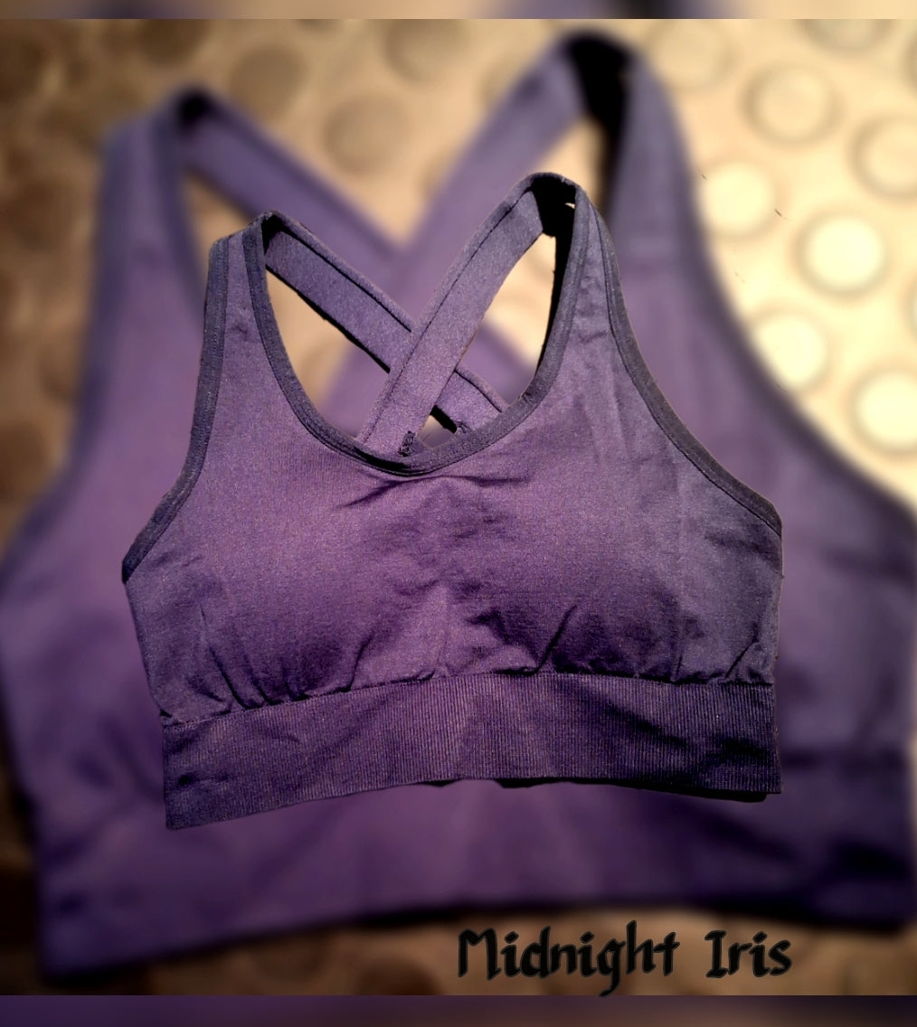 Midnight Iris Sports Bra
