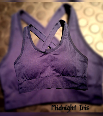 Midnight Iris Sports Bra
