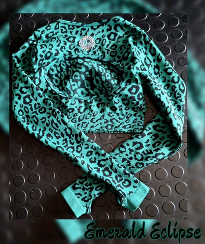 Emerald Eclipse Cropped Thumbhole