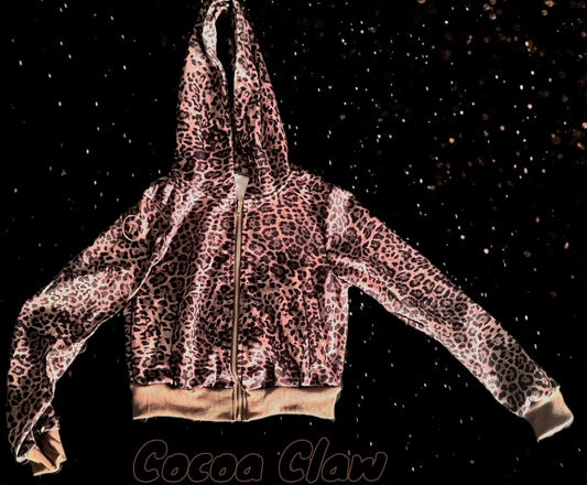 Cocoa Claw Zip-Up Sweatshirt