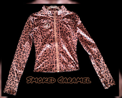 Smoked Caramel Zip-Up Sweatshirt