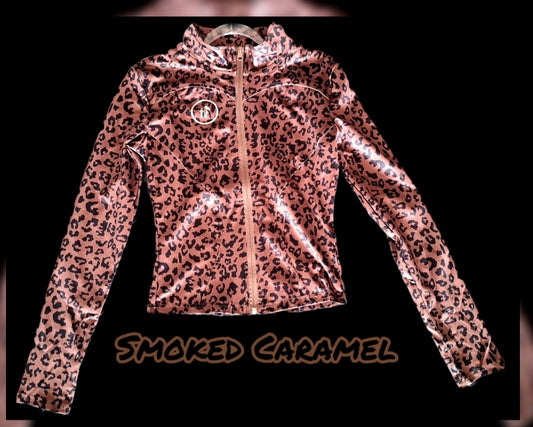 Smoked Caramel Zip-Up Sweatshirt