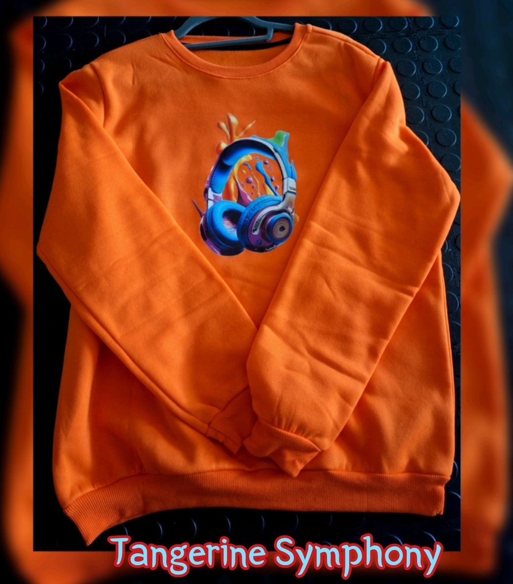 Tangerine Symphony Sweatshirt