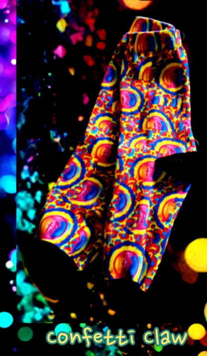 Confetti Claw Crew Socks