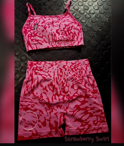 Strawberry Swirl Short Tight