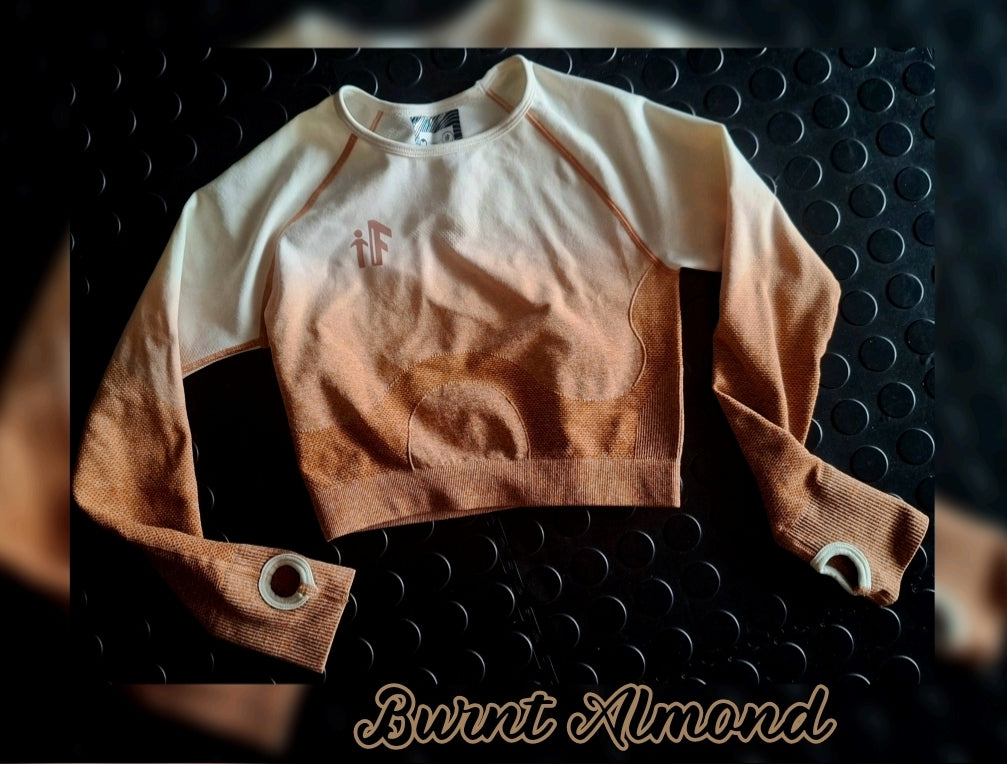Burnt Almond Cropped Thumbhole