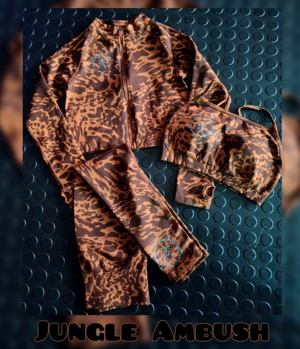Jungle Ambush Sports Bra