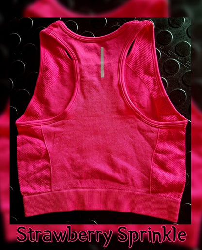 Strawberry Sprinkle Cropped Tank