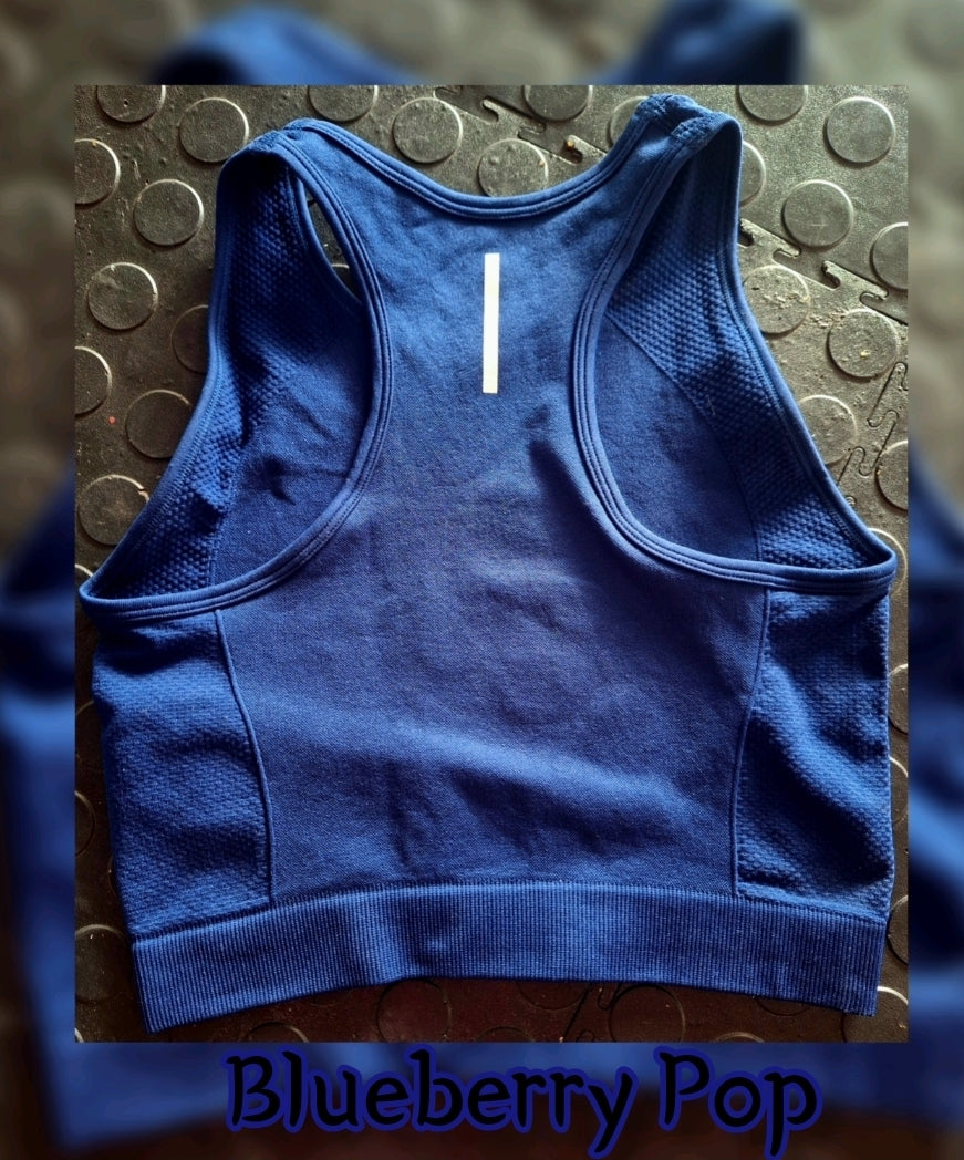 Blueberry Pop Cropped Tank