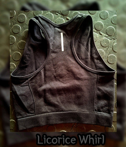 Licorice Whirl Cropped Tank