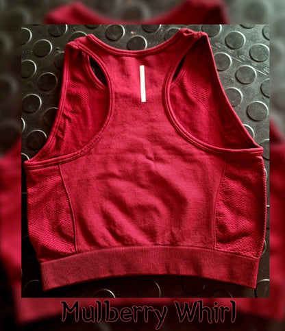 Mulberry Whirl Cropped Tank