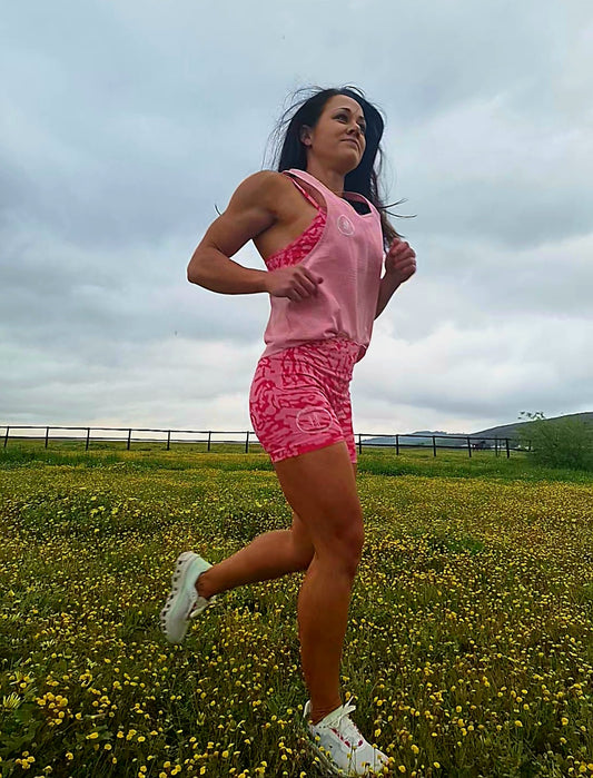 Blush Breeze Backless Tank