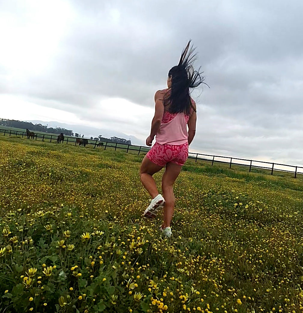 Blush Breeze Backless Tank