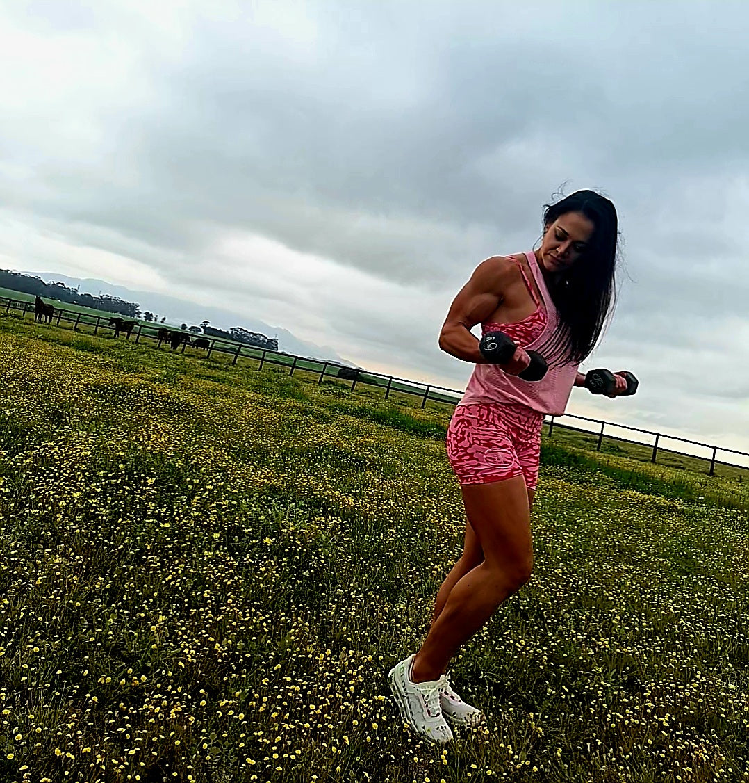 Blush Breeze Backless Tank