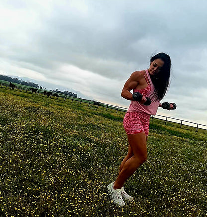Blush Breeze Backless Tank