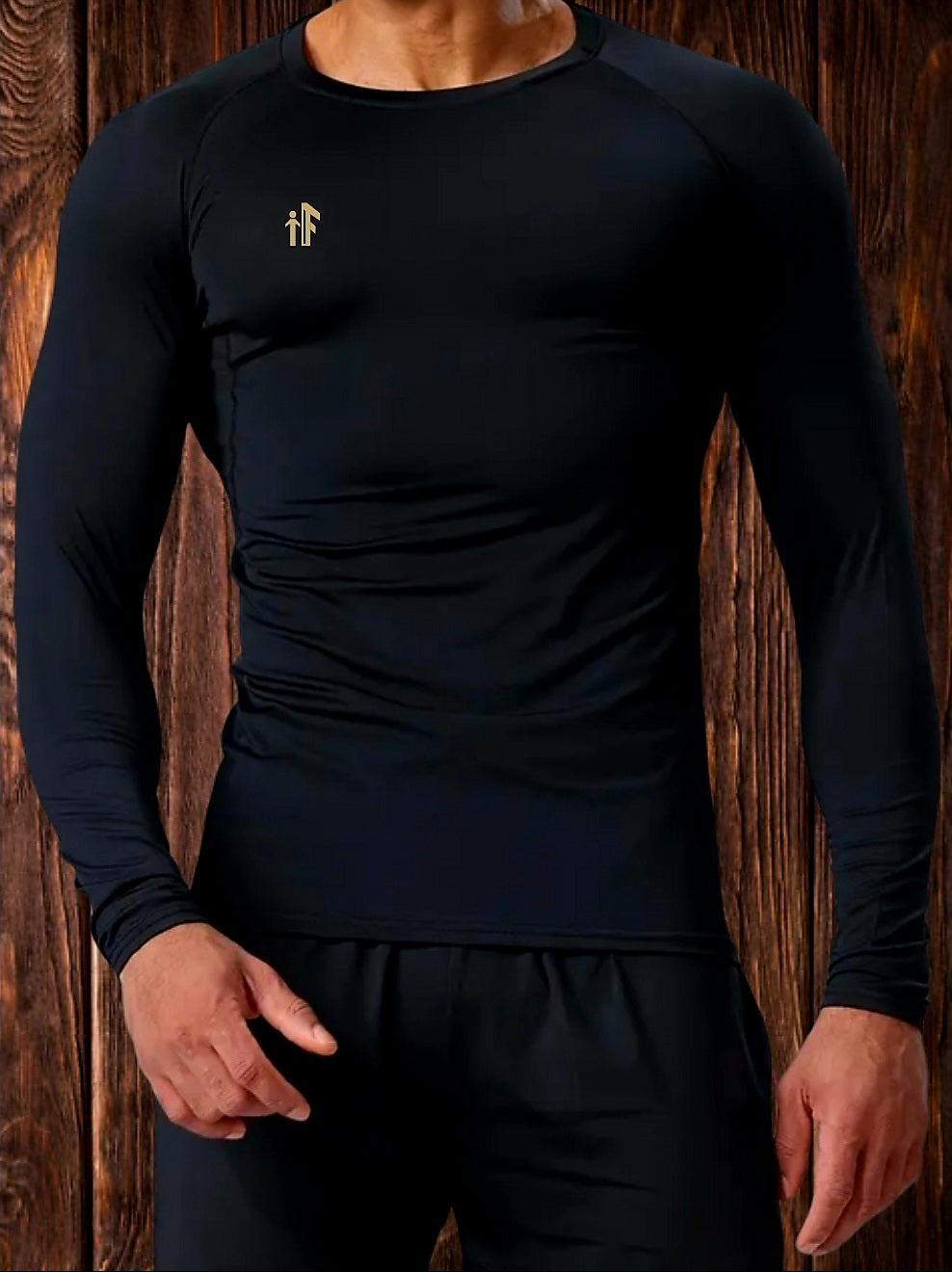 Black Granite Men's Long Sleeve
