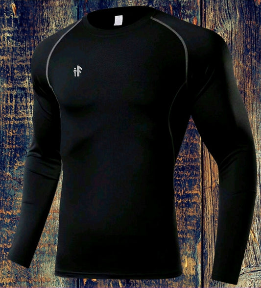 Black Titan Men's Long Sleeve