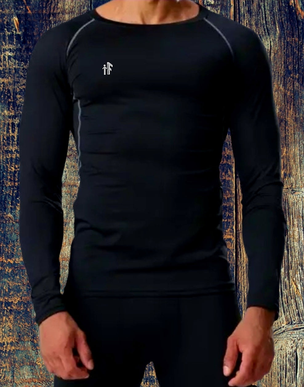 Black Titan Men's Long Sleeve