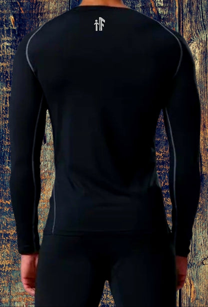 Black Titan Men's Long Sleeve