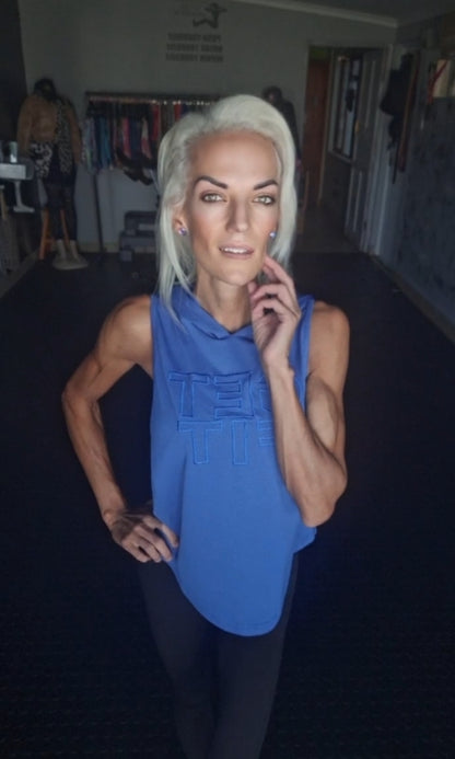 Luminous Blue Hooded Sweatshirt