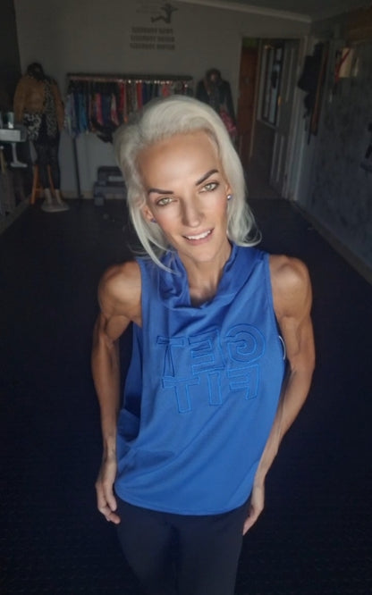 Luminous Blue Hooded Sweatshirt