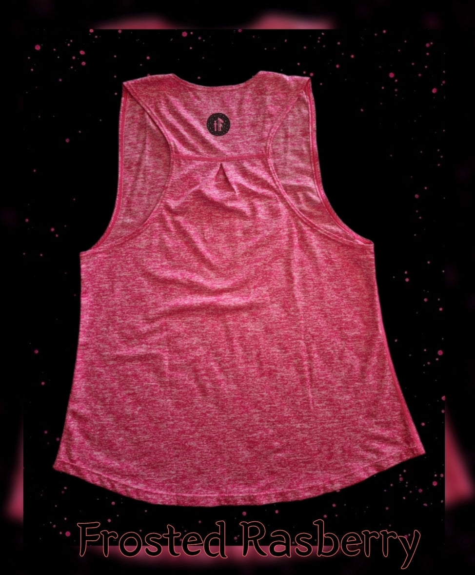 Frosted Raspberry Racerback