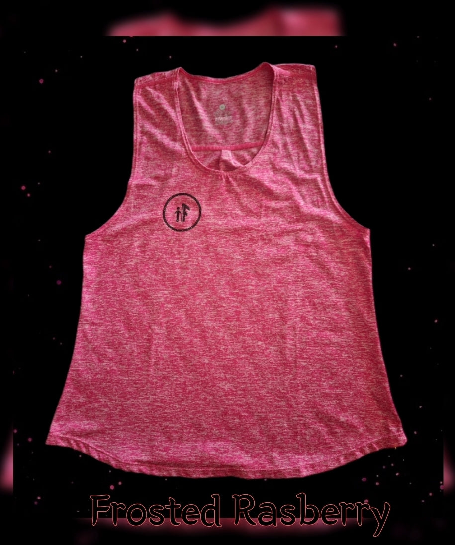 Frosted Raspberry Racerback