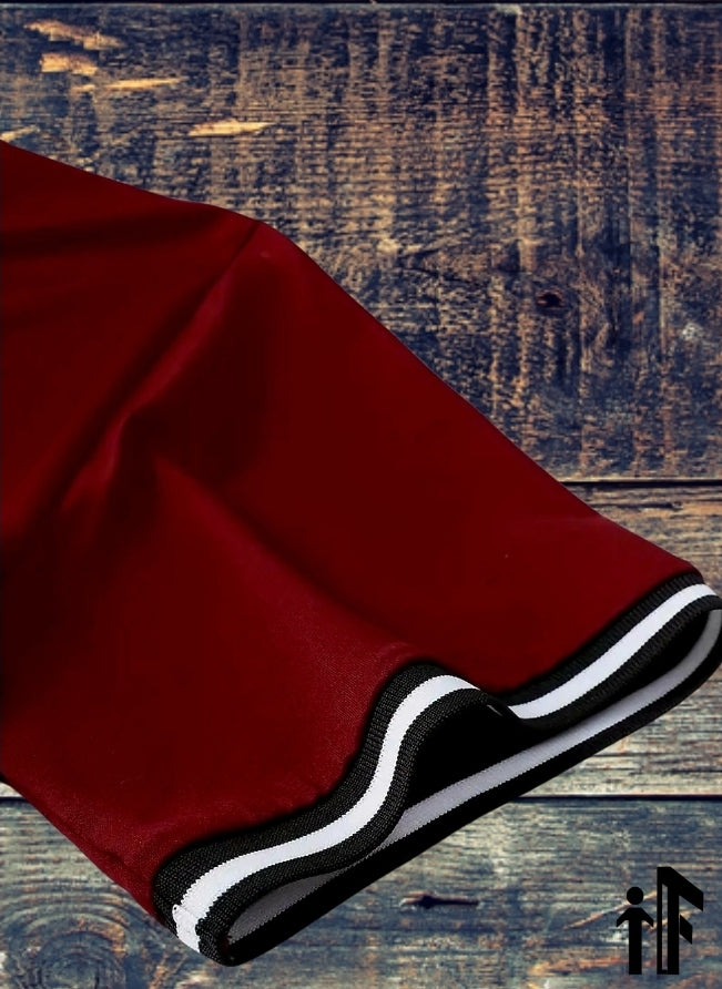 Crimson Ace Golf Shirt