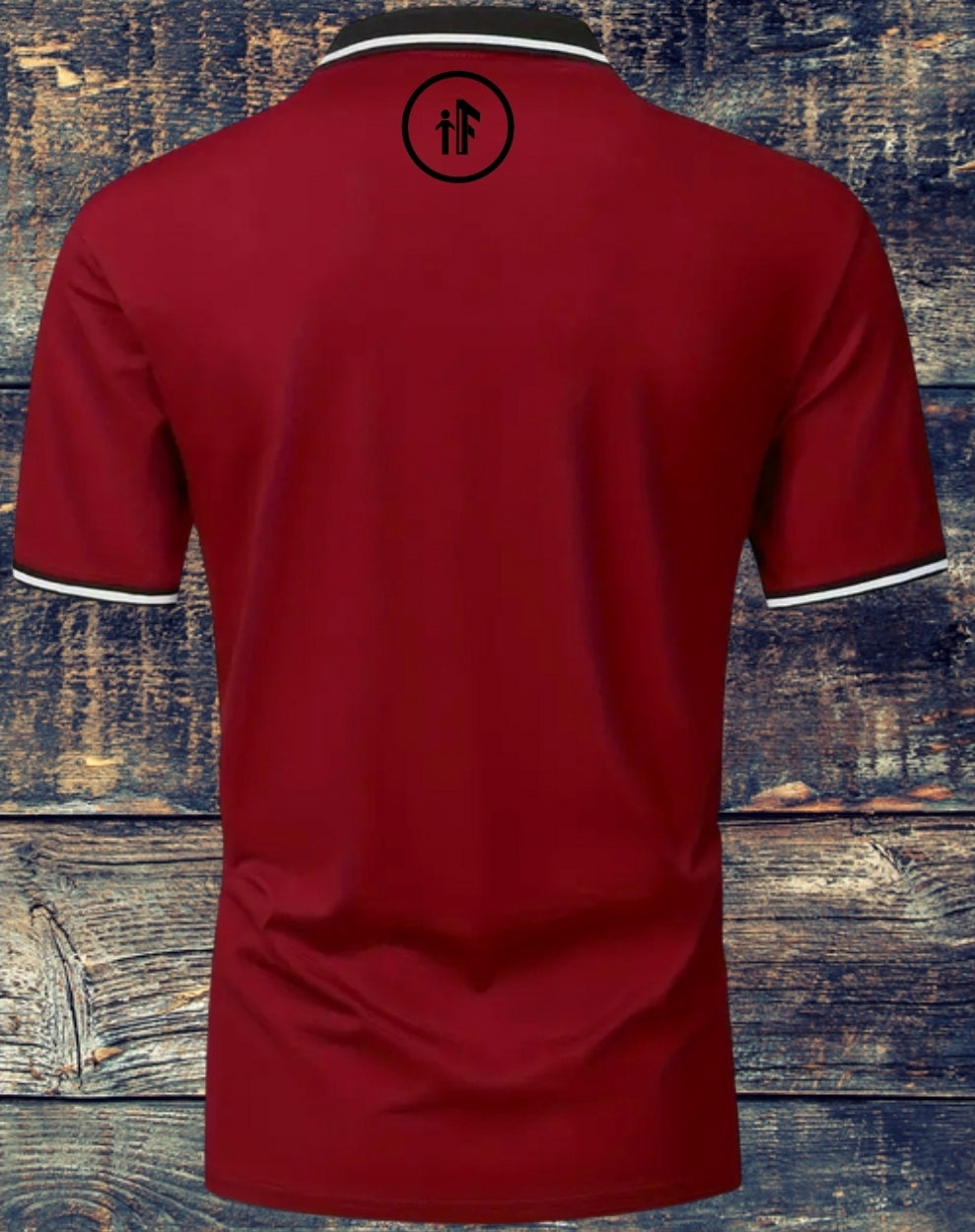 Crimson Ace Golf Shirt