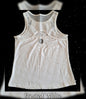 Frosted White Cut-Out Tank